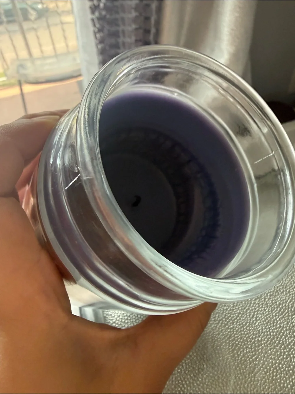 Ashland Coconut Sea Salt Scented Jar Candle - Lavender Purple